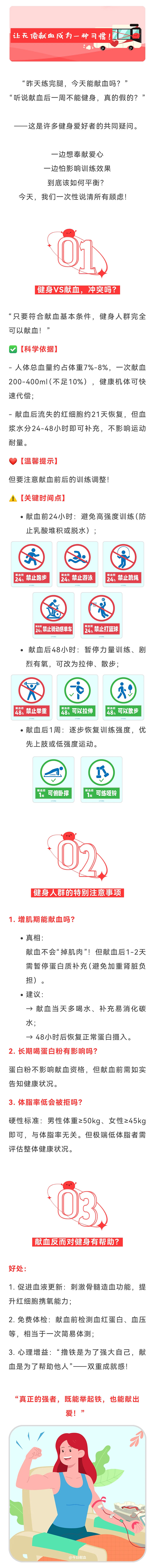 撸铁、跑步、瑜伽……运动后献血会影响状态吗？真相来了！(图1)